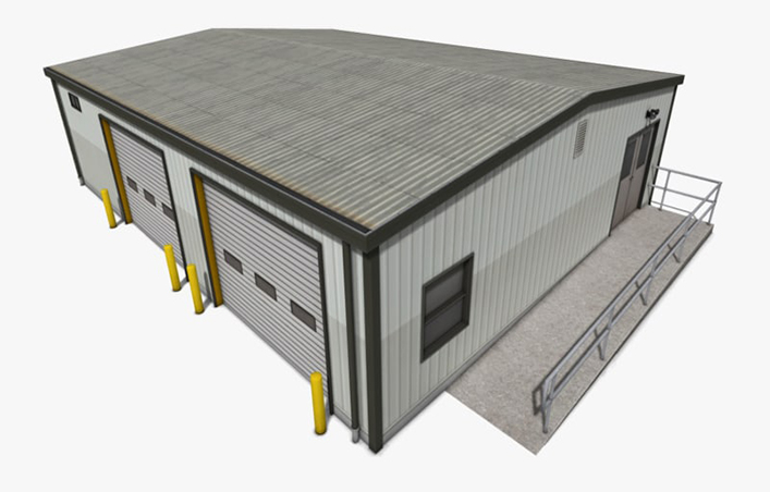 Prefabricated Warehouse Steel Structure Plan