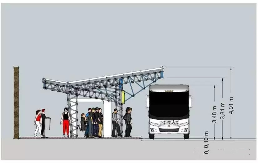 BRT Buss Station Frame Build