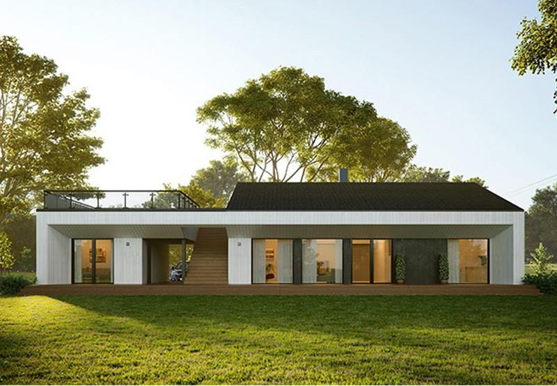 What is a light steel villa! Look at the cows?