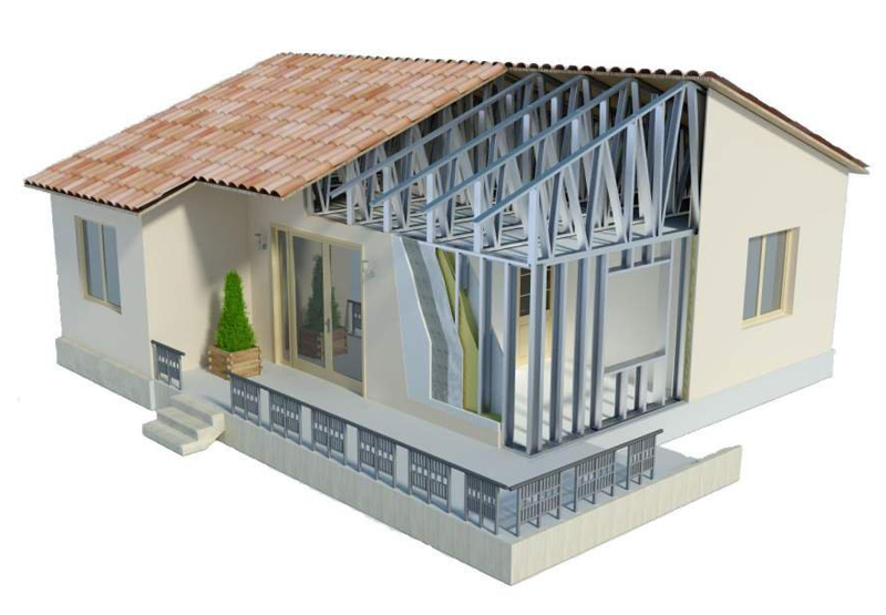 Five reasons to choose light steel frame for premade house or villa