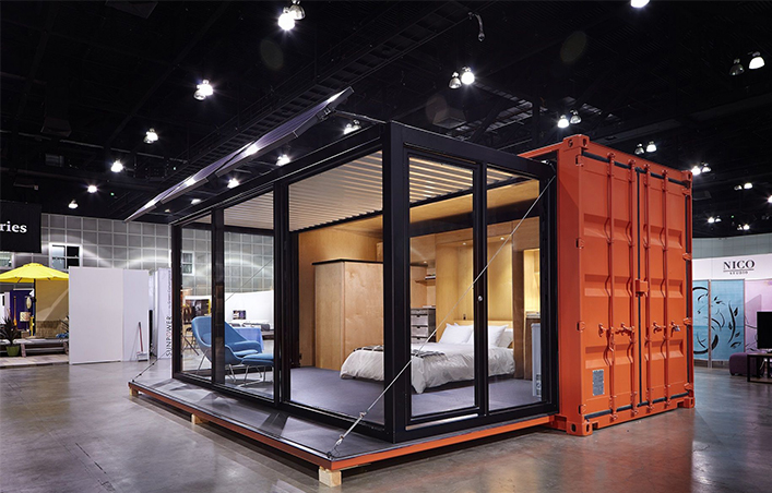 mobile container hotel room