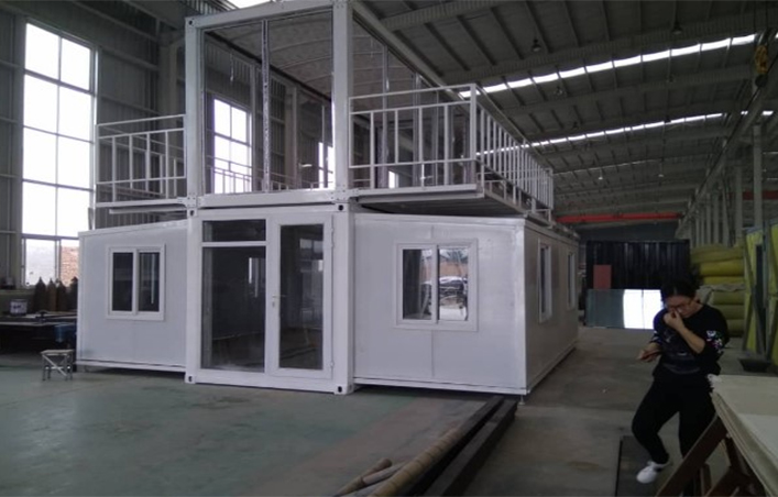 2 floor morden 20ft  expandable container house