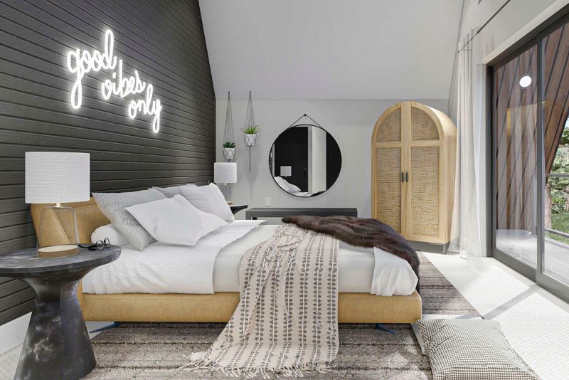a frame house Bedroom display.jpg