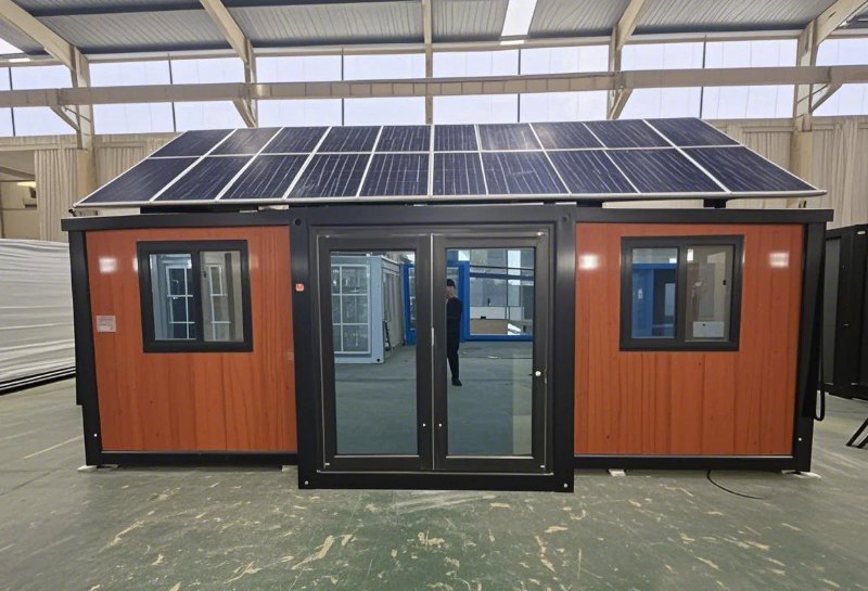 How Much Does a 40ft Expandable Container House With Solar Panels Cost